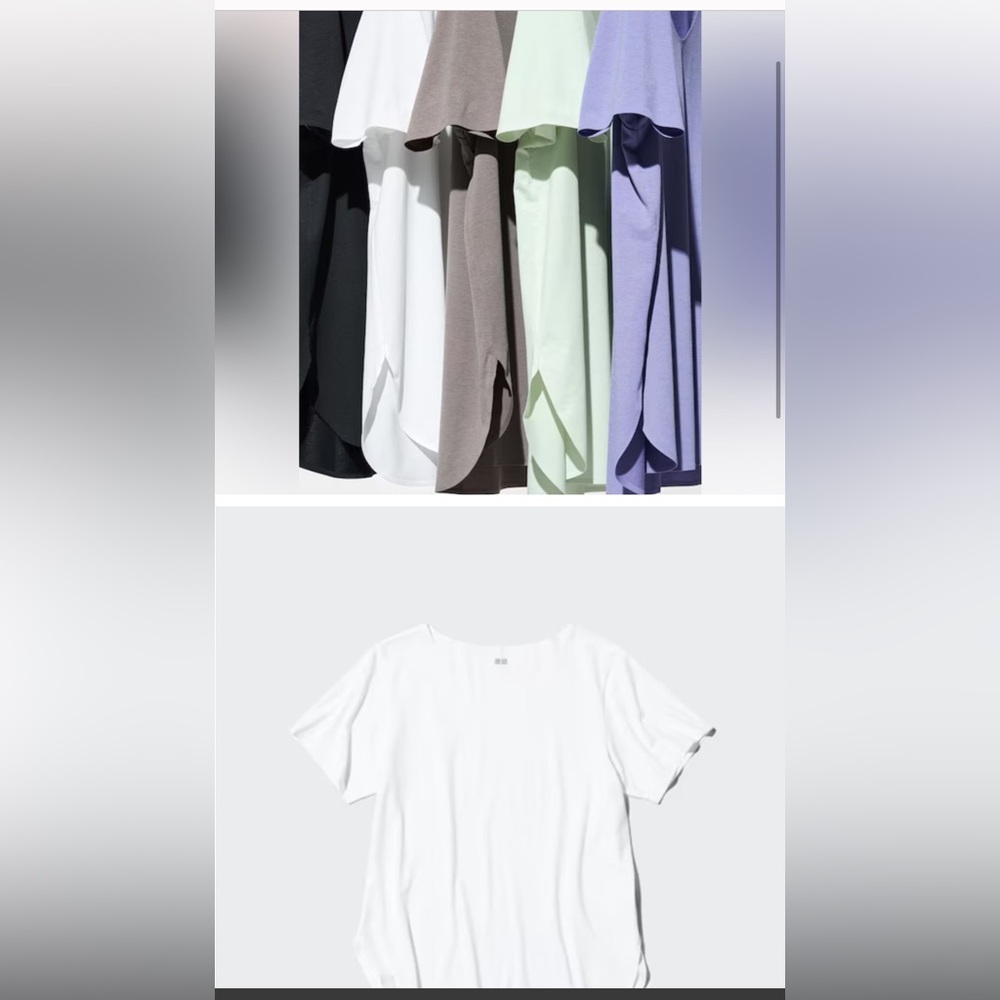 NWT uniqlo airism dri-fit tee